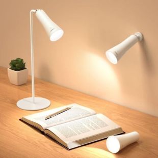 LED настольная USB лампа Remax RT-E710 с аккумулятором та прищепкой белой (М) - Цена Недели!