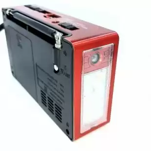 Радіоприймач Golon RX-8866 (USB + SD, ліхтарик) Red
