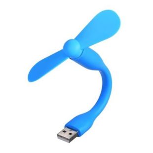 Вентилятор мобильный USB Blue (М) 