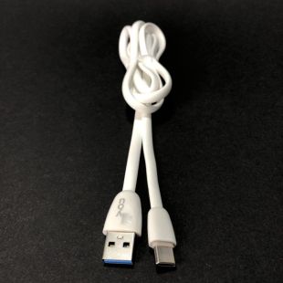 Usb-cable Type-C 4you Merla (2A, silicon, білий, преміум упаковка)