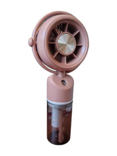Вентилятор ручной GG-8801 (увлажнитель, подставка для телефона, 3 режима, Type-C) Brown