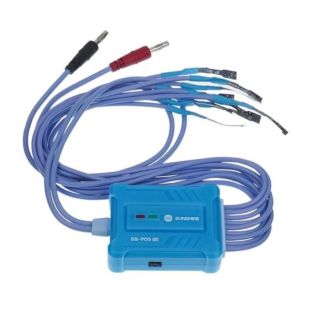 Кабели для блока питания Sunshine SS-905 SE iP16, с крокодил. и разъёмами для подкл.плат iPhone (М) 