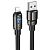 Usb-cable iPhone 5 HOCO U143 1.2m (круглий) Black
