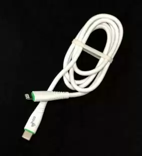 Cable Type-C/Lightning 4you Elbe PD 20W (silicon) White