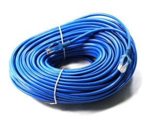 Кабель сетевой RJ45 50м, синий (витая пара)