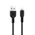 Usb-cable iPhone 5 HOCO X20 Flash 3m (круглий) Black