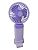 Вентилятор ручний LED DIGITAL FAN LY-2001 (підставка для телефону, 3 режими) Violet