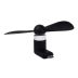 Вентилятор мобильный MicroUSB Black (М) 