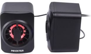 Акустика Maxxter CSP-U005RGB 2.0 (6 Bт) (підсвічування) Black