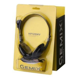 Гарнитура Gemix HP-120MV (микрофон) (Мониторы) Black