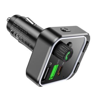 FM модулятор BOROFONE BC53 QC3.0 (Bluetooth) Black