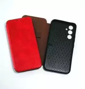 Flip Cover for Samsung A54(5G) DDU Premium Red ( PU Шкіра ) ( 4you )