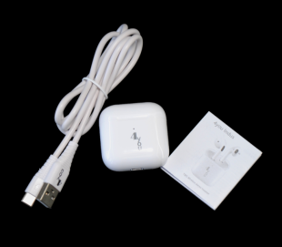 Bluetooth-гарнітура 4you INDUS white (BT 5.3, Гарантія 12міс, РРЦ - 672г) - СМАЧНА ЦІНА!