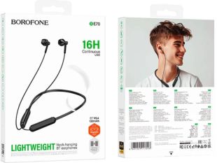Bluetooth-гарнітура BOROFONE BE70 (Bluetooth 5.3) Black