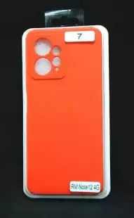 Чохол Xiaomi Redmi Note 12(4G) Silicon Original FULL № 7 New Apricot ( 4you )