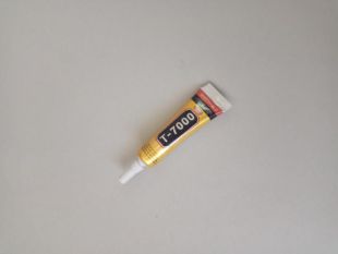 Клей силіконовий Zhanlida T7000 чорний (15 мл, тюбик з дозатором) 