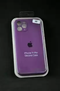 Чохол iPhone 12 Silicon Case original FULL Camera № 30 purple ( 4you )