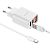 МЗП-USB BOROFONE BA58A LED 2USB/2.4A + кабель Type-C White
