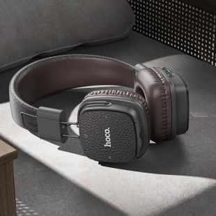 Bluetooth-гарнітура HOCO W56 (Bluetooth 5.3, монітори) Brown