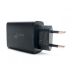 CЗУ 4you A52 (PD 22.5W, Fast Charger QC 3.0, 5V/3A, 9V/12V-1.5A, 2 виходи) black+ кабель Type C-Type
