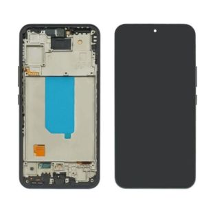 LCD Samsung A54 /A546F (2023) із чорним тачскрином + чорна корпусна рамка IPS (M)