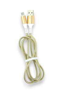 Usb-cable Micro USB 4you Ebro (2000mah, метал, золото)