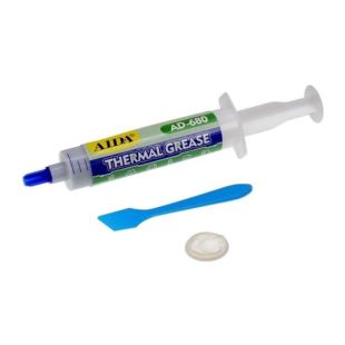 Термопаста у шприці Aida AD-680, 20 gr, силіконова теплопровідність 6.5 W/mK(М) 