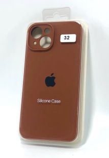 Чохол iPhone 14 Silicon Case original FULL Camera № 32 milk chocolate ( 4you )