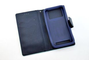 Чехол-книжка 4you Fancy 4"-4,4" crimson/dark blue универсальная "Акционная цена"