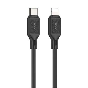 Cable Type-C/iPhone 5 HOCO X90 1m (круглий) Black