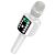 Мікрофон-караоке бездротовий HOCO L24 "Shine" (Bluetooth 5.0, USB слот, 1-динамік) White