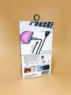 Usb-cable Type-C 4you Dnister black (3A, Silicon Perfect) - Нова упаковка!