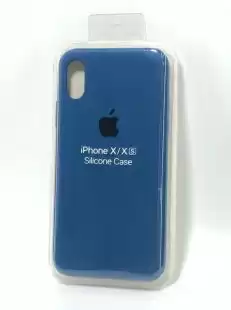 Чохол iPhone X/XS Silicon Case original FULL №36 saphire (4you) 