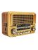 Радиоприемник Golon RX-7070BT (Bluetooth, USB, microSD) gold