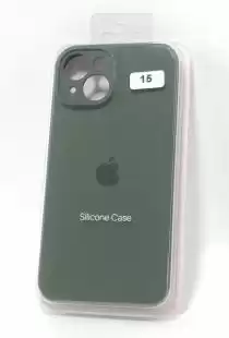 Чохол iPhone 15Plus Silicon Case original FULL Camera №15 marengo (4you)