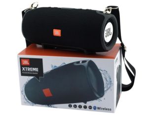 Портативна колонка JBL XTREME 13 (22 * 8 * 9) (Bluetooth, USB, FM, 2 дин, ремінець, Soft touch) Black
