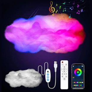 Светильник MA-704 (RGB, Bluetooth, пульт, звуковой датчик, от USB)