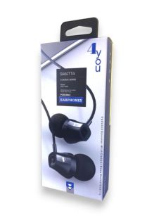 Гарнітура 4you SAGITTA (оплетка Snake) black (від10шт - 10%)