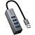 Hub HOCO HB1B 4 порта (USB to USB3.0*4) Grey