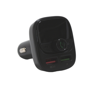 FM модулятор 4you Smart X2 (QC3, 5V/3A, 18W, 2USB, MP3, bt 5.0, Гарантія 12міс) 