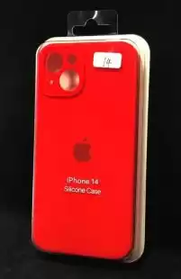 Чохол iPhone 14 Silicon Case original FULL Camera № 14 Red ( 4you )