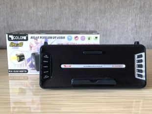 Радиоприемник Golon RX-S2618BTS (Bluetooth, USB, microSD. солнечная батарея, фонарик) Black