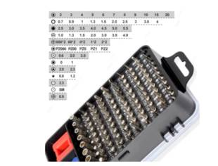 Набор инструментов JUD 115 in 1 Tools для разборки телефонов и бытовой техники (W) 