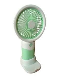 Вентилятор ручний MINI FAN SD-300 Blue (підставка, 3 режими)