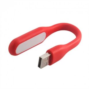 Led лампа для клавиатуры USB гибкая красная