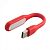 Led лампа для клавиатуры USB гибкая красная