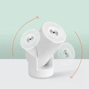 Зволожувач повітря L09(158) White (нічник, 2 режими, 180°, підсвічування, 220мл, USB-TYPE-C)