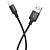Usb-cable iPhone 5 HOCO X14 Times 2m (круглый,тканевый, метал. коннект) Black