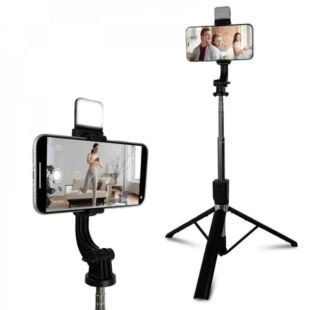 Утримувач для Selfi Monopod NeePho P170S (з триногою) Black