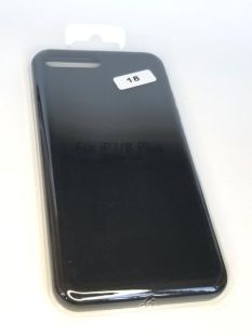 Чохол iPhone 7+ /8+ Silicon Case original FULL №18 black (4you) (NO LOGO) "Акційна ціна"